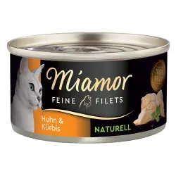 Miamor Filetes Finos Naturelle 6 x 80 g - Pollo y calabaza
