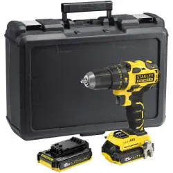 Stanley FMC627D2-QW Taladro Percutor 18V + 2 Baterías + Maletín