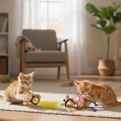 Tootoy! Peluches con Catnip Monkey & Alpaca para gatitos