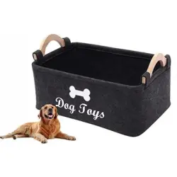 UAMLY Cesta de almacenamiento de juguetes para perros - 1 pieza