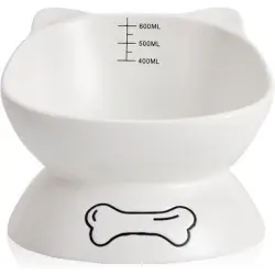 UAMLY Comedero elevado de cerámica para gatos - 1 pieza