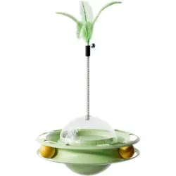 UAMLY  de pelota de comida para gatos - Verde