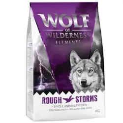 Wolf of Wilderness Elements Rough Storms con pato - 1 kg