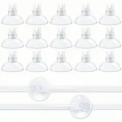 ZooVenture Ventosas transparentes para acuarios - 50 piezas