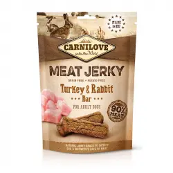 12x100g Carnilove Dog Adulto Jerky en barritas sabor Conejo Pavo