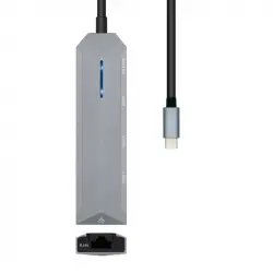 Aisens Docking USB-C 3.2 5 en 1 Multipuerto Gris