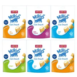 Animonda Milkies snacks crujientes para gatos - Pack mixto - 6 x 120 g (4 variedades)