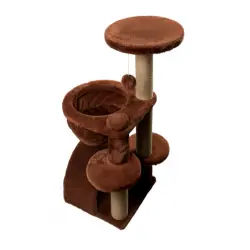 Catshion Amber Árbol Rascador con Cueva Canela para gatos