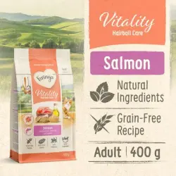 Feringa Vitality Hairball Care con salmón - 400 g