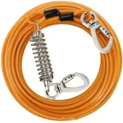 FurryFusion Correa larga de cable de acero para perros - Artículo 1