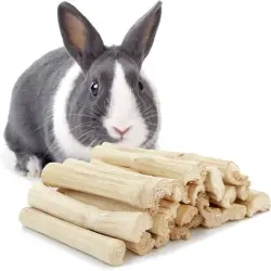 IntiMeg s masticables de bambú natural para animales pequeños - Una pieza
