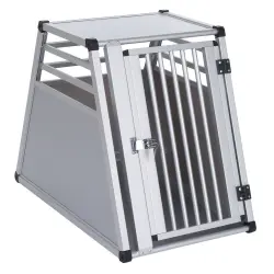 Jaula de transporte AluRide - S: 50 x 82 x 65 cm (An x L x Al)