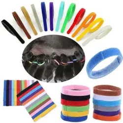 MCBOSON Collares de identificación para cachorros de perros y gatos - M-10*300MM