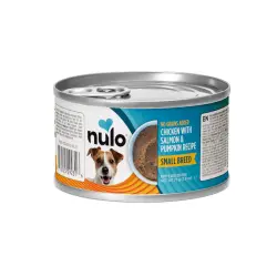 Nulo Pollo, Salmón y Calabaza Paté en Lata para perros de raza pequeña - 79 g