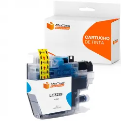 Pccom Essential Brother Lc3219xl Cartucho Tinta Compatible Cian
