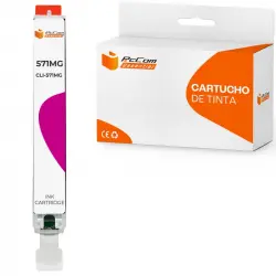 Pccom Essential Canon Cli571xl Cartucho Tinta Compatible Magenta