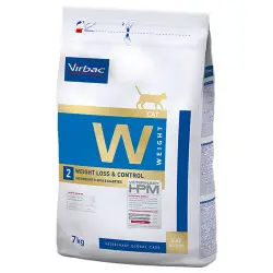Virbac W2 Veterinary HPM Weight Loss and Control para gatos - 7 kg