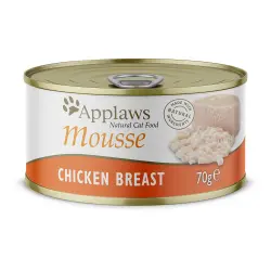 Applaws Mousse 6 x 70 g latas para gatos - Pollo