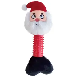 Bubimex Peluche con mordedor de navidad grande con forma de Papa Noel - 33 cm