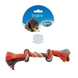 Duvo+ Cuerda Naranja Con 2 Nudos para perros XL
