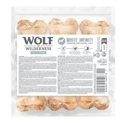 Hueso de piel de caballo "White Infinity" Wolf of Wilderness - 3 x 12 cm (150 g)