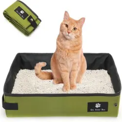 IntiMeg Arenero plegable para gatos - Una pieza