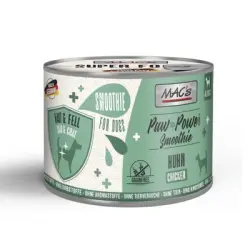 MAC's Dog Paw Power Smoothie 6 x 185 g - Plus Pollo - Piel y Pelaje