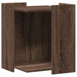 Mueble Arenero Para Gatos Madera Marrón Roble 42x42x51 Cm Vidaxl