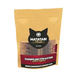 Palos de matatabi Canadian Cat Company cuidado dental para gatos - 10 unidades