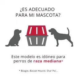 Petmate Vari Kennel Transportín de Plástico para perros