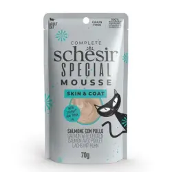 Schesir Special Skin & Coat 12 x 70 g - Salmón con pollo