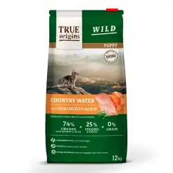 True Origins Puppy Wild Country Water Pollo y Salmón pienso