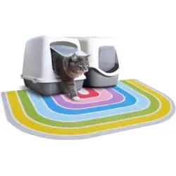 UAMLY Alfombrilla para arenero de gato, diseño de panal (Estilo 1) - Estilo 1 50*80cm