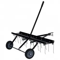 VidaXL Escarificador para Cortacésped 100cm Negro