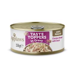 Applaws Taste Toppers en salsa latas para perros 6 x 156 g - Pollo con pato