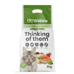 Breedna Cats Fish&turkey+ Grain Free 3 Kg