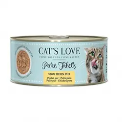 Cat’s Love Pure Filetes de Pollo lata para gatos