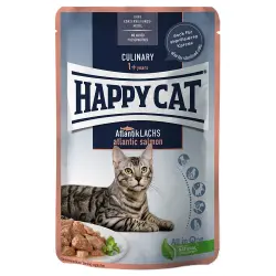 Happy Cat carne en salsa comida húmeda para gatos en sobres 12 x 85 g  - Salmón atlántico