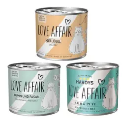 Hardys LOVE AFFAIR 6 x 200 g / 185 g - Pack mixto (3 variedades, 6 x 200 g)
