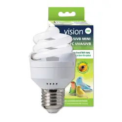 Hari Vision Lámparas compactas fluorescente UVA/UVB Mini para pájaros - 9 W