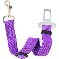 HausPets Correa/arnés de seguridad morado para perros/gatos asiento coche - Artículo 1