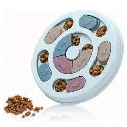IntiMeg Bandeja de juguetes interactivos para perros - azul