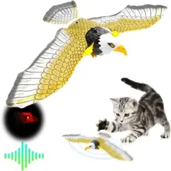 IntiMeg  electrónico de pájaro volador para gatos - Con música