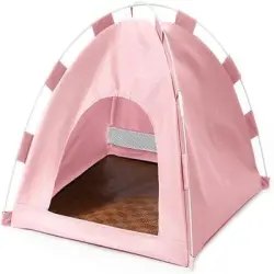 IntiMeg Tienda de campaña para mascotas - Rosa