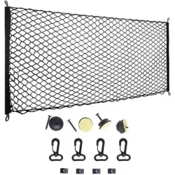 Pawffee Red de maletero elástica 110x60 para coche, separador para perros - 1 pieza