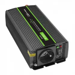 Qoltec Monolith Inversor de Corriente 1200 W Negro