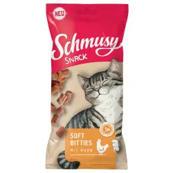 Schmusy Snack Soft Bitties snack para gatos - Pollo (60 g)