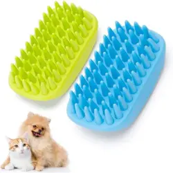 UAMLY Cepillo para perros de pelo corto - 2 piezas