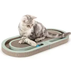 UAMLY Rascador plegable para gatos con pelota - Artículo 1