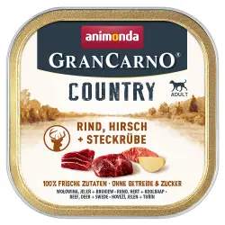 Animonda GranCarno Adult Country 22 x 150 g - Vacuno, ciervo y nabo